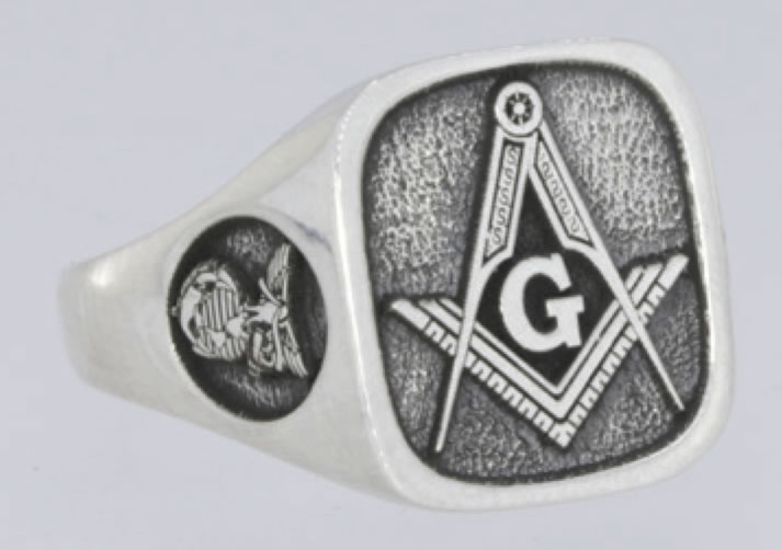 Custom Freemason Ring # 155 Custom Ring Image #