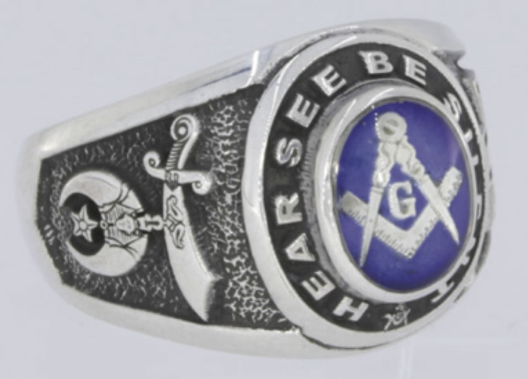 Custom Freemason Ring # 168 Custom Ring Image #