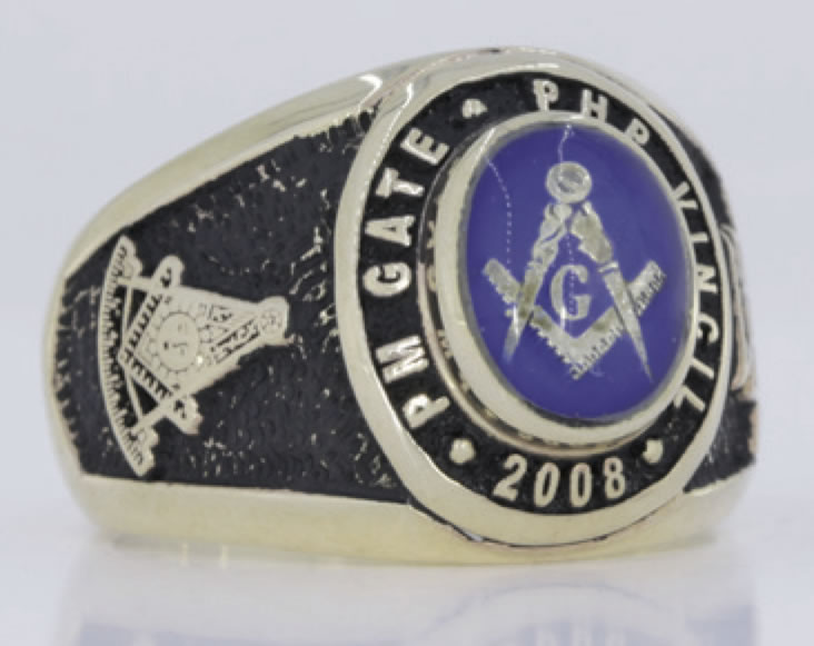 Custom Freemason Ring # 337 Custom Ring Image #