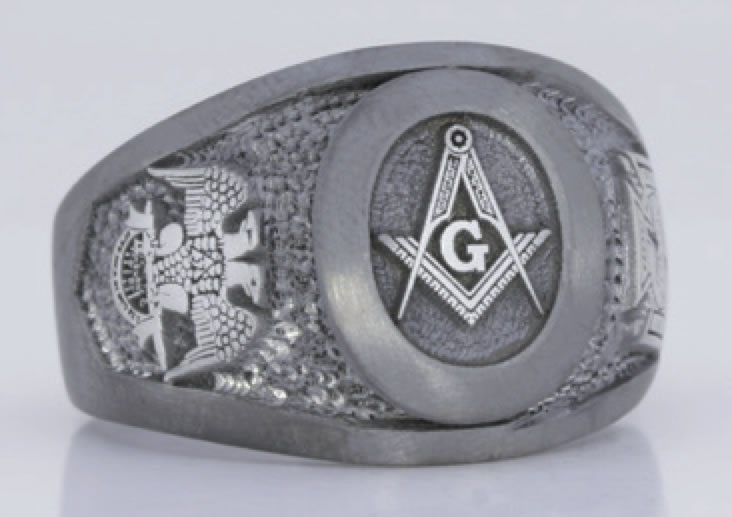 Custom Freemason Ring # 341 Custom Ring Image #
