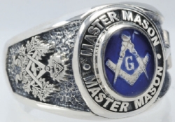 Subdued Symbol Masonic Ring