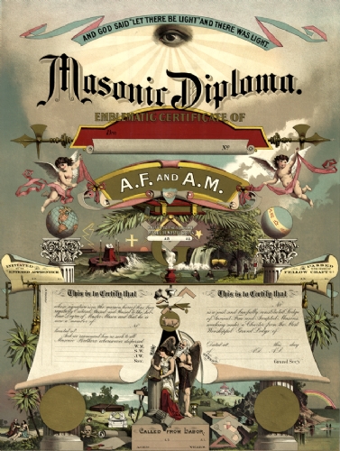 Masonic Diploma AFAM/FAM