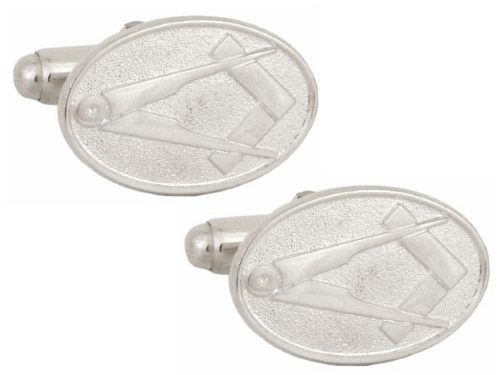 Sterling Silver Square & Compass Cufflinks Sterling Silver Square & Compass Cufflinks