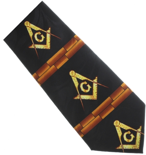 Square & Compass Art Tie Square & Compass Art Tie