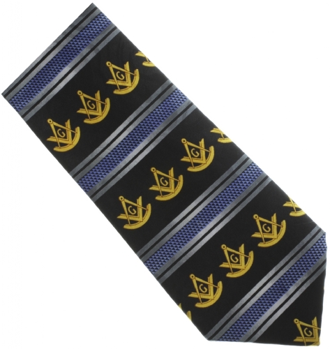Blue Past Master Tie Blue Past Master Tie