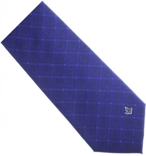 Blue Silk Masonic Tie Blue Silk Masonic Tie