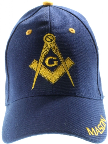 Blue Square & Compass Mason Hat