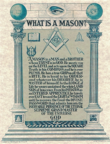 What is a Mason? Columns Print