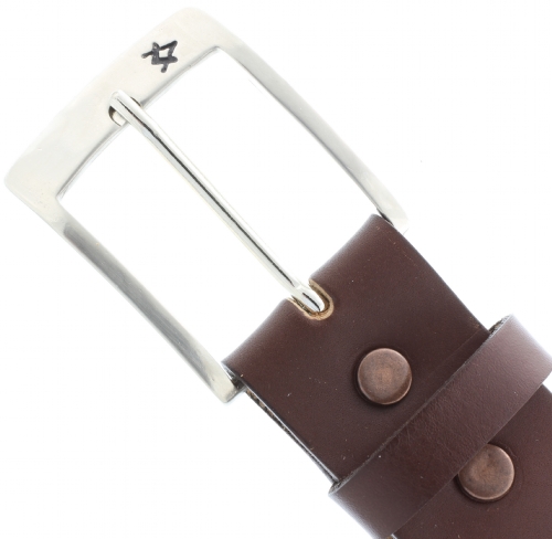 Brown Leather Masonic Belt Brown Leather Masonic Belt