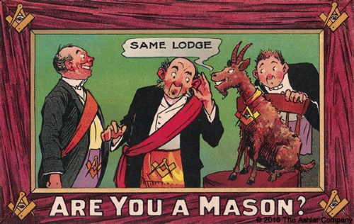 Are you a Mason? Same Lodge (Series 1062)