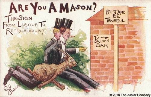 Are you a Mason? The Sign From Labour to Refreshment (Glanville 1615)