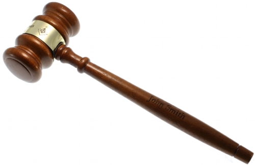 Custom Masonic Gavel 10.5 Inch Custom Masonic Gavel 10.5 Inch
