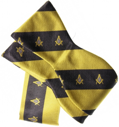 Black and Gold Bow Tie and Pocket Square Combo Black and Gold Bow Tie and Pocket Square Combo