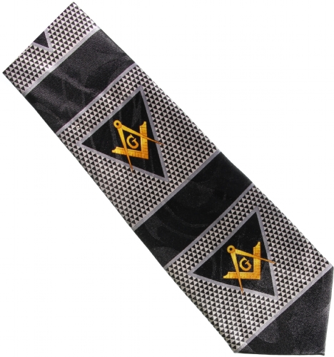 Triangle Emblem Masonic Neck Tie Triangle Emblem Masonic Neck Tie