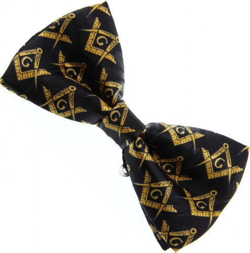 Square & Compass Masonic Bow Tie