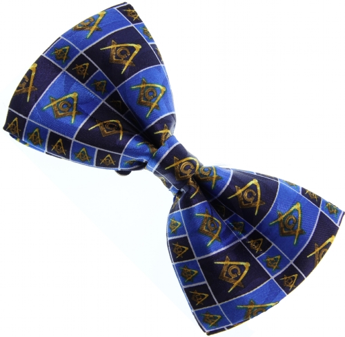 Black & Blue Masonic Bow Tie Black & Blue Masonic Bow Tie