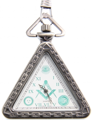 Triangle Masonic Pocket Watch