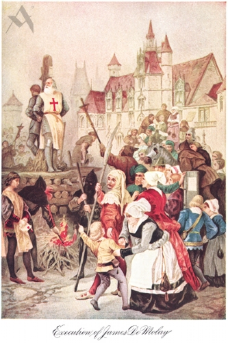 Execution of the Last Templar Knight Print