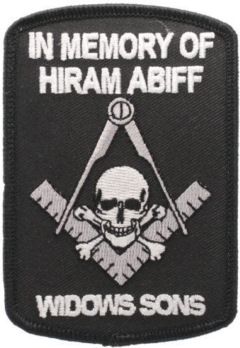 In Memory of Hiram Abiff Widow's Son ABS Plastic Masonic Auto Emblem 