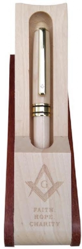 Wooden Masonic Desk Pen