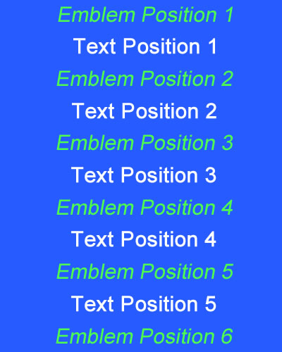 Template for Positioning