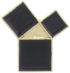 47th Problem of Euclid Lapel Pin Model # 357719