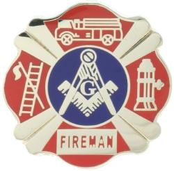 Fireman Mason Lapel Pin Model # 357742