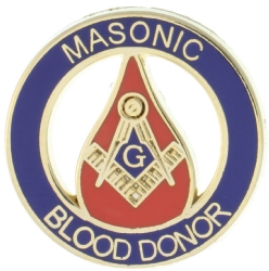 Masonic Blood Donor Pin Model # 357793