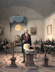 George Washington as Master of His Lodge Model # 358408