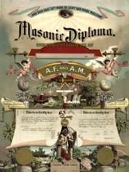 Masonic Diploma AFAM/FAM Model # 358424