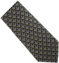 Blue / Gold Silk Masonic Tie Model # 358612