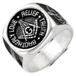 Brotherly Love, Relief & Truth Masonic Ring Brotherly Love, Relief & Truth Masonic Ring
