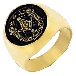 Round Masonic Pillars Ring Round Masonic Pillars Ring