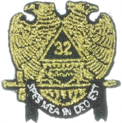32nd Degree Wings Down Patch 1 1/2 Inch
