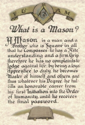 What is a Mason? Print Model # 361211
