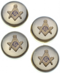 Square & Compass Button Covers Set Model # 361260