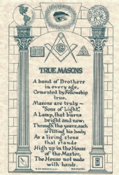 True Masons Print Model # 361426