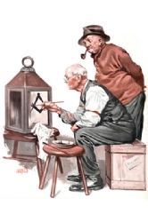 Masonic Lantern Postcard Model # 361457