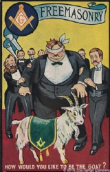 How would you like to be the goat? Postcard Model # 361532