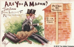 Are you a Mason? The Sign From Labour to Refreshment (Glanville 1615) Model # 361597