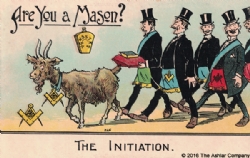 Are you a Mason? The Initiation Postcard Model # 361637