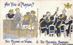 Are you a Mason? The Masons at Work - The Masonical Harmony (1907) Model # 361745