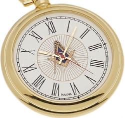 Bulova Masonic Pocket Watch Model # 361846