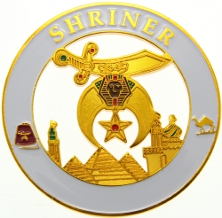 Shriners Cut Out Auto Emblem