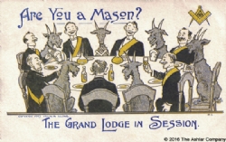 Are you a Mason? The Grand Lodge in Session (1907) Model # 361891