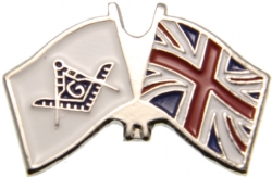 UK Mason Flag Pin Model # 361925