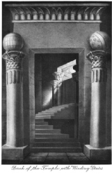 Porch of the Temple with Winding Stairs Print Model # 362065