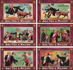 Are you a Mason? 6 Postcard Set Model # 362179