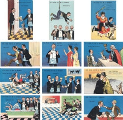 Its fine to be a Mason? 12 Postcard Set Model # 362180