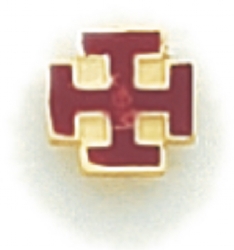 Maltese Cross Lapel Pin Model # 362349